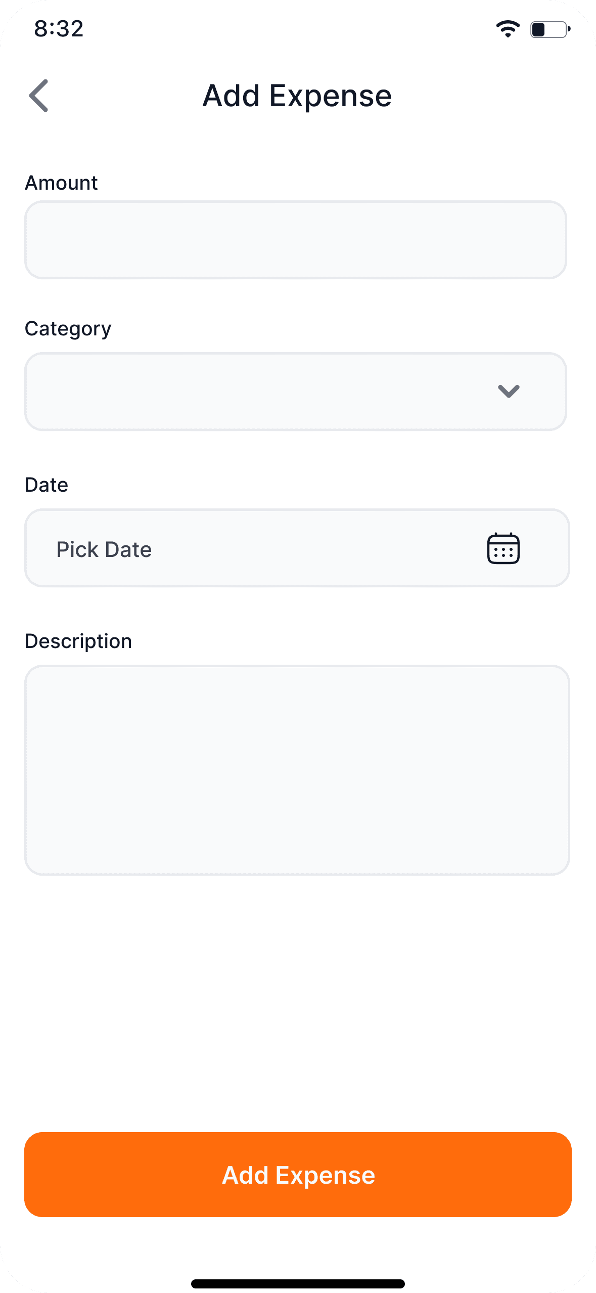 Mobile interface screen 12