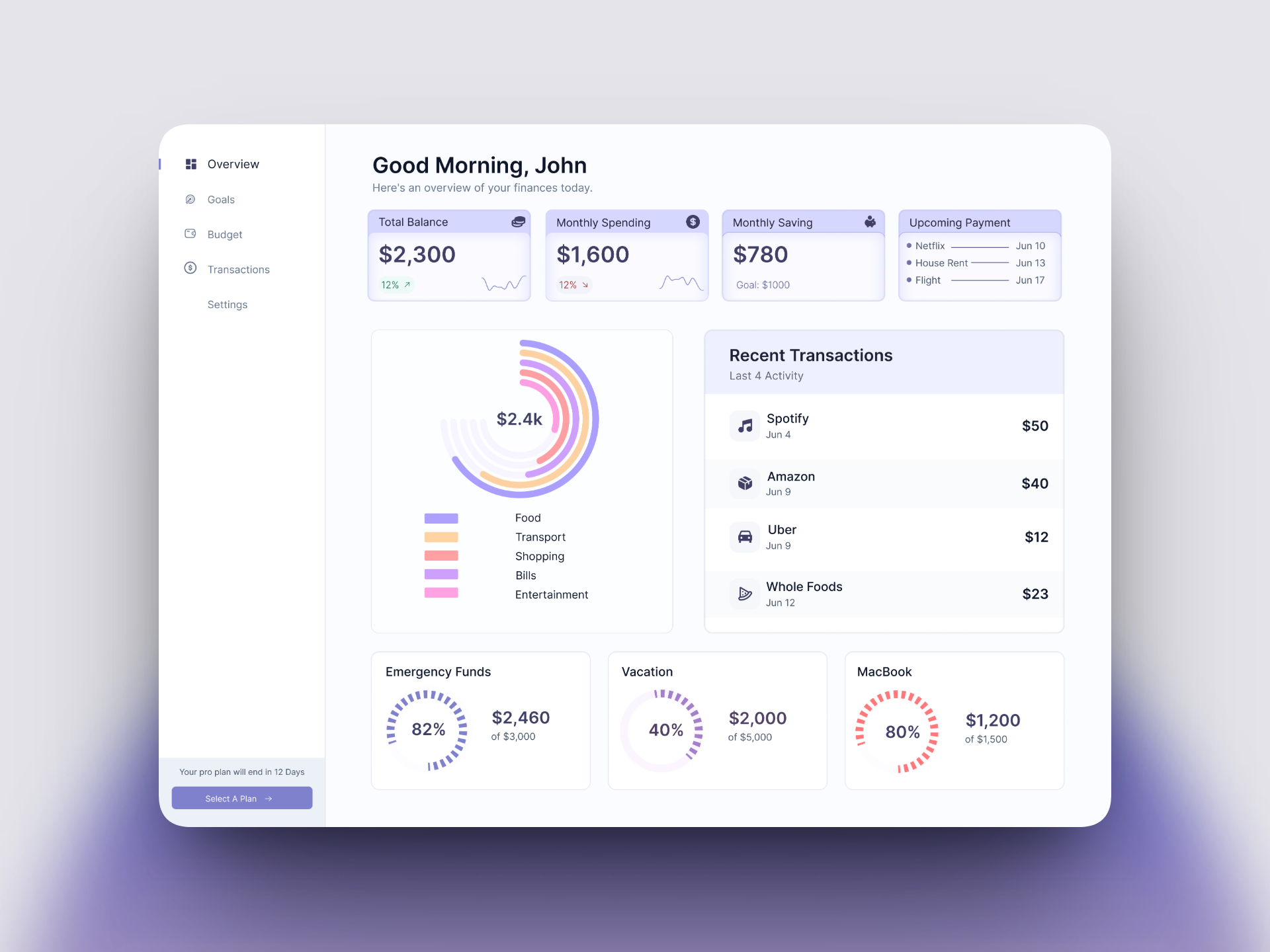 Interface screen 3