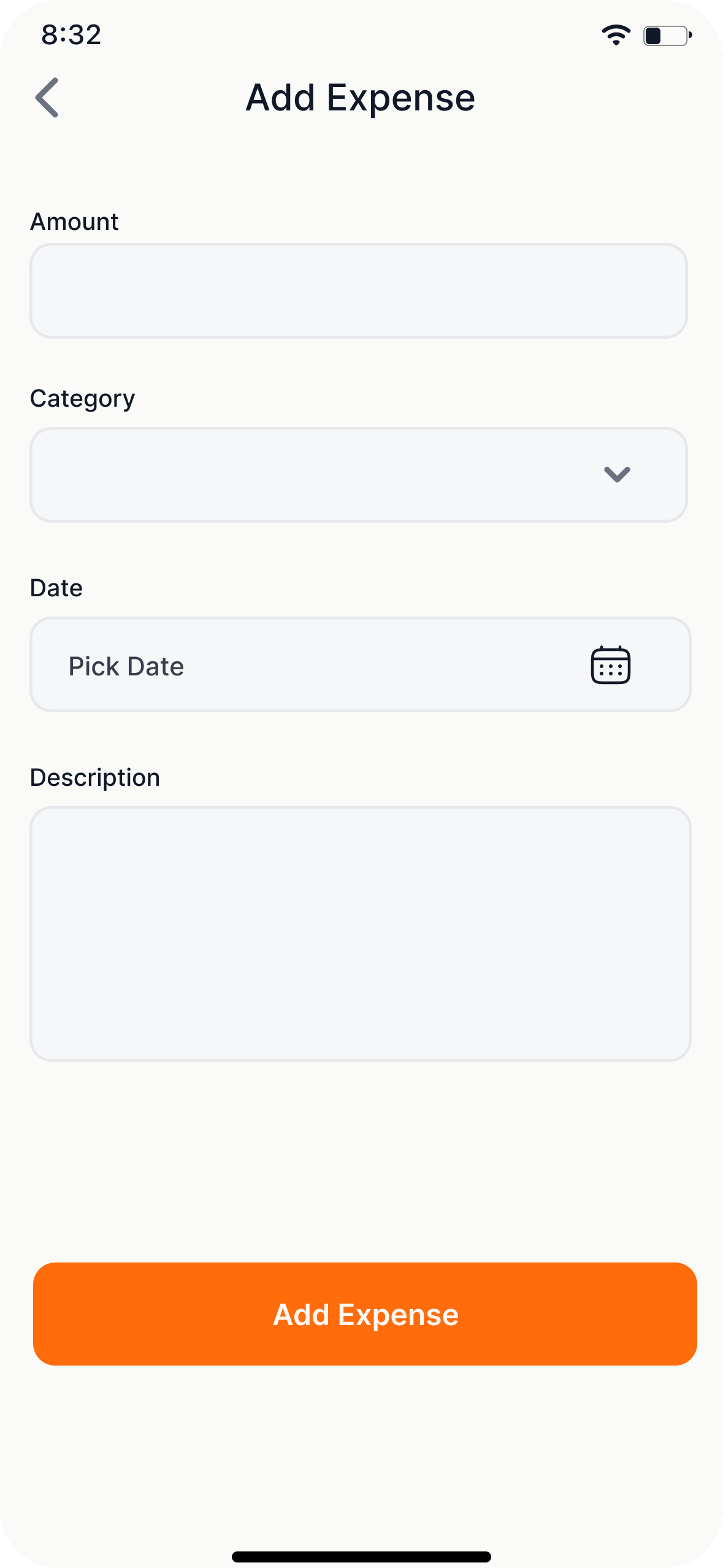 Mobile interface screen 12