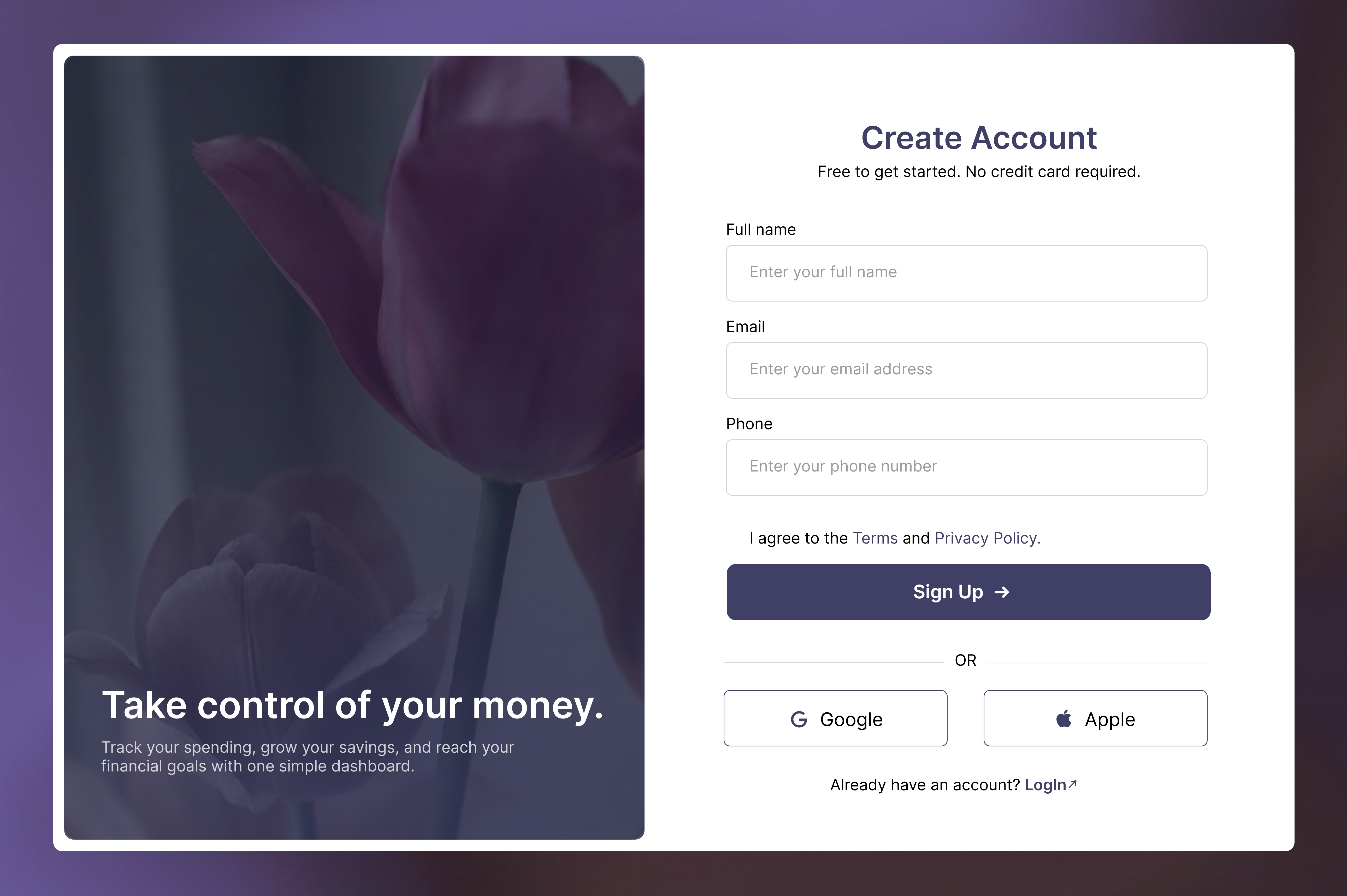 Interface screen 2